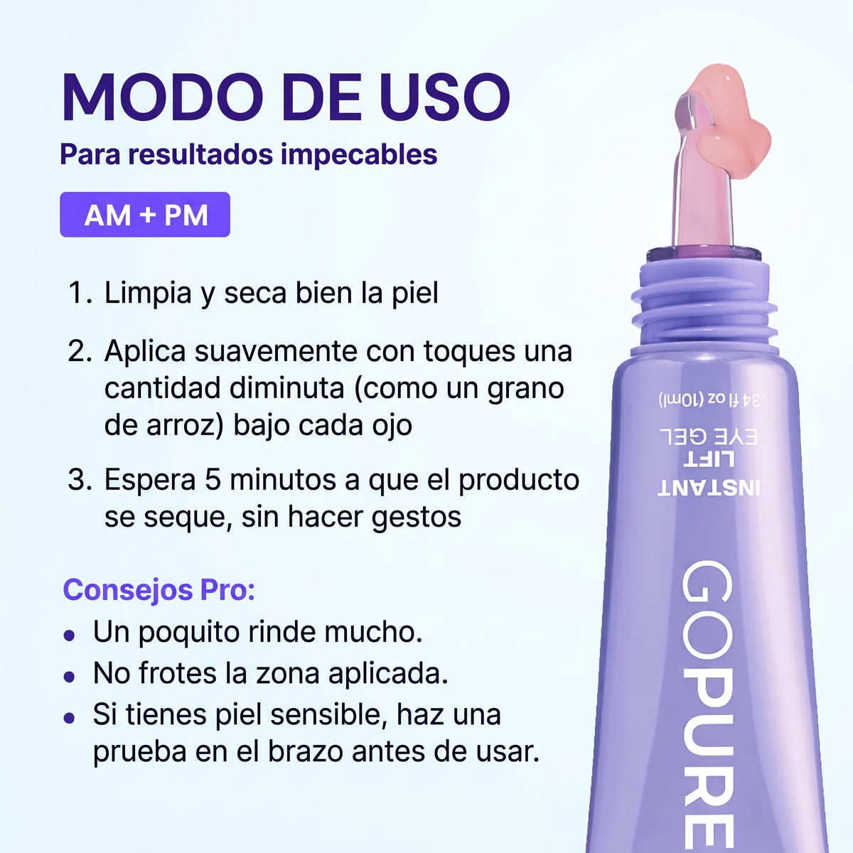 Gel Lifting Instantáneo Para Ojos